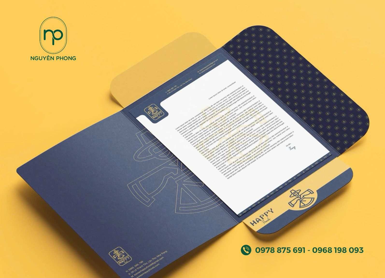 Mẫu kẹp file sang trọng ấn tượng